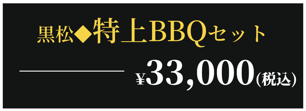 贅沢な特上BBQセット